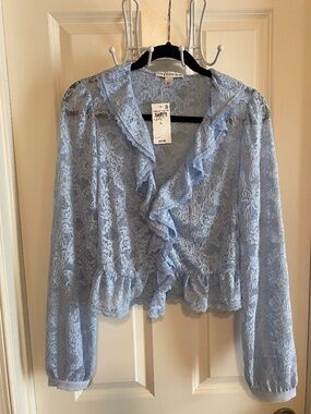 And Now This Ruffled Blouse Large